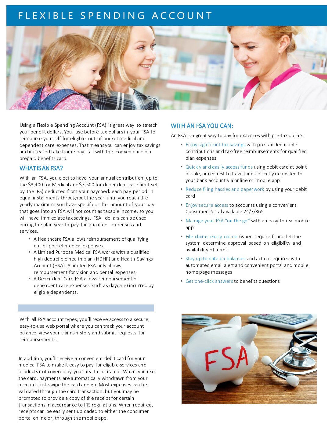 Flexible Spending Account (FSA)- CPI